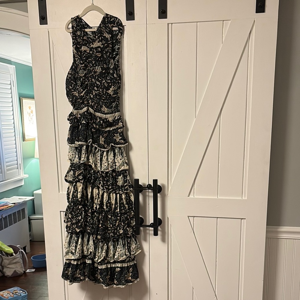 Ulla Johnson floral  Ruffle Maxi Dress